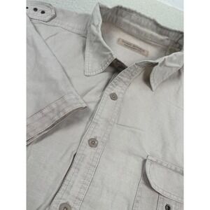 Island Republic‎ Shirt Mens XXL Button Up Resort Beach Coastal Hawaiian Gray